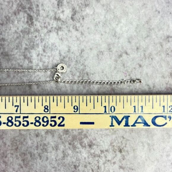 NEW Kenneth Jay Lane Necklace and Earrings Coordinating Set Silver CZ Jewelry - Picture 12 of 12